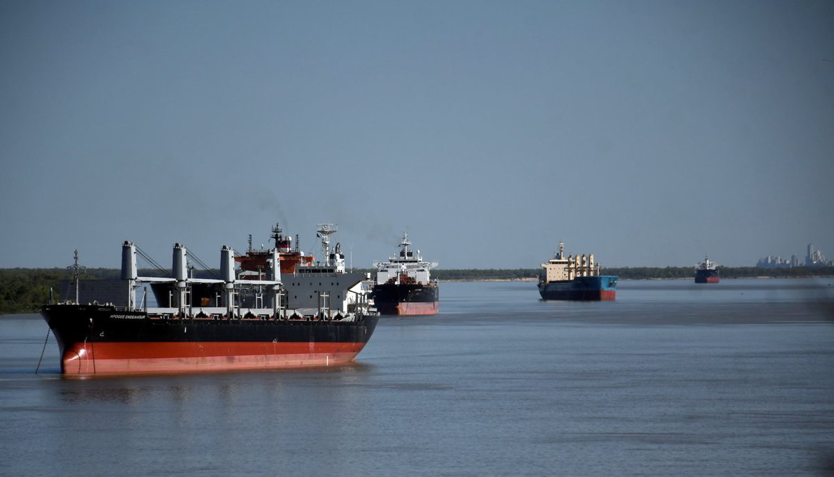 UkrAgroConsult's tweet photo. ✔ As of the evening of July 31, 16 ships that passed after the closure of the “grain corridor” were at the anchorage southwest of #Zmiiny Island.
https://t.co/PvqrB1lwqF https://t.co/Ouvi0pGEuu