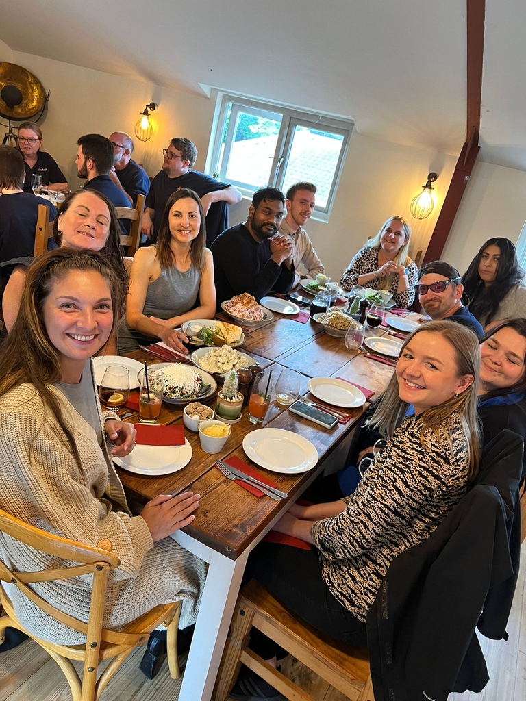 Radleys's tweet image. A day filled with celebrating wins, and sharing exciting future plans with our colleagues at Radleys! 🎉

After our company meeting, we had the pleasure of treating our incredible team to a meal at the Elder Street Deli 🍽️🍷