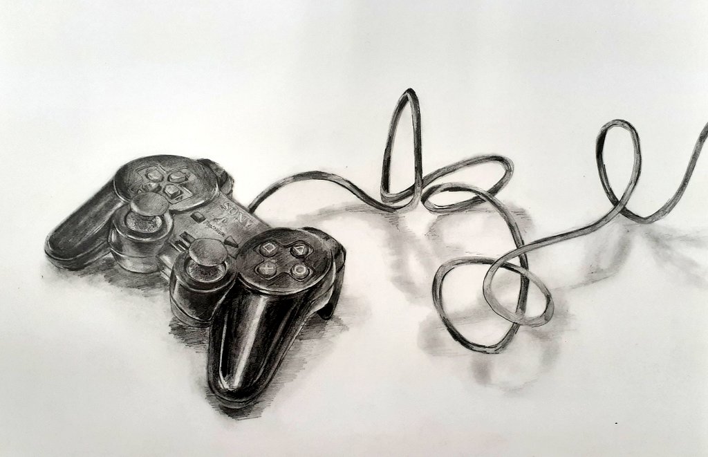 「PS2のコントローラー」|ねこまる@SKIMA募集中のイラスト