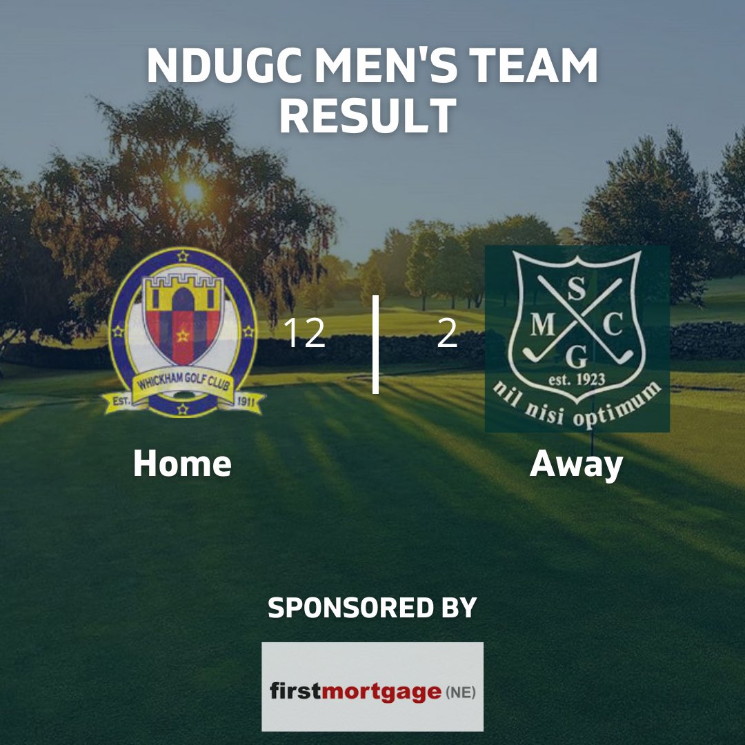 WhickhamGC's tweet photo. Whickham 12 South Moor 2

What a way to end another season. Best home performance of the year saved for the last game. A great final match for the men’s team sees a strong 4th place finish in division 2, one place higher than last year after winning division 3 back in 2021. https://t.co/szPpwLr5op