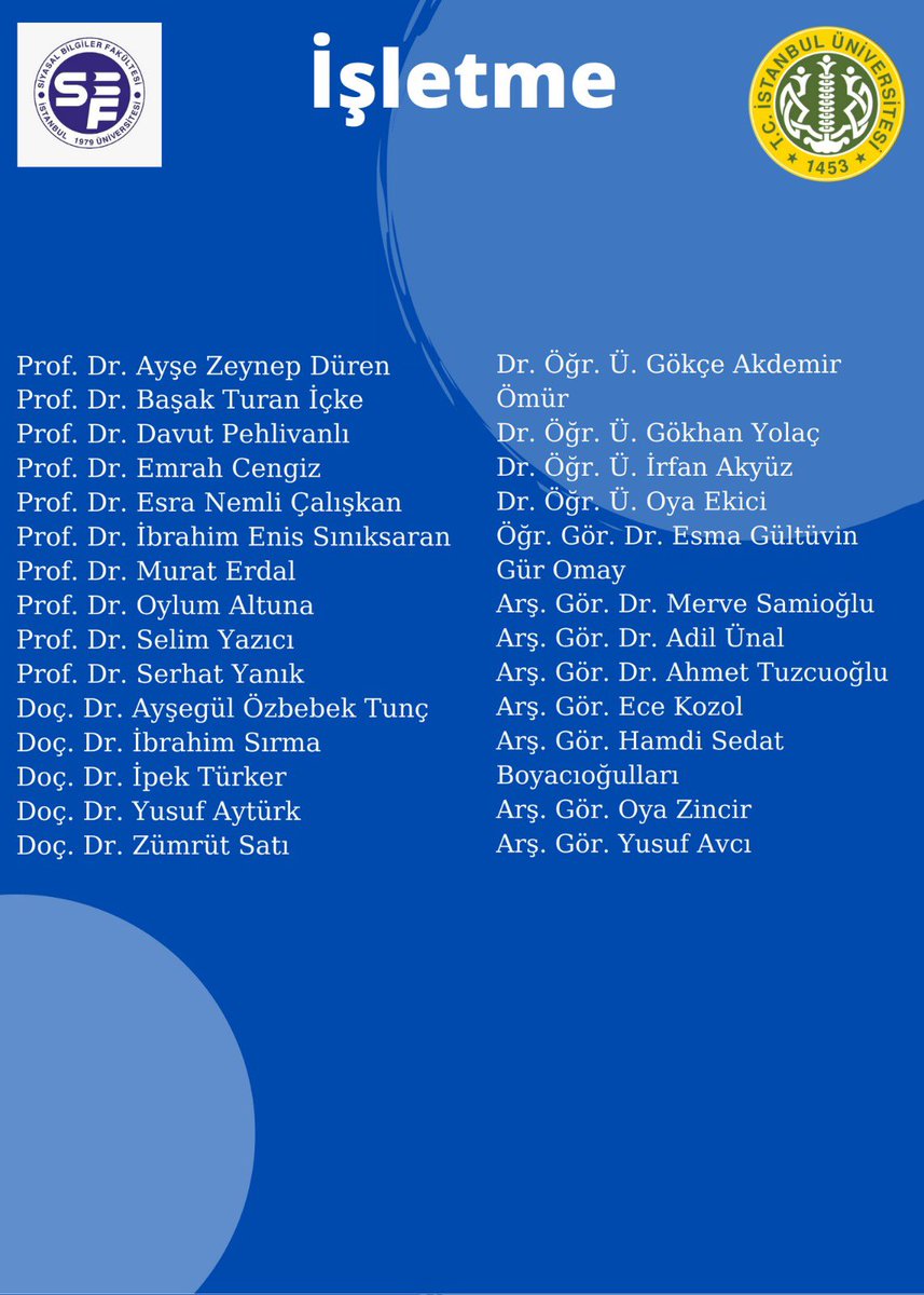 İstanbul Üniversitesi Siyasal Bilgiler Fakültesi tweet media