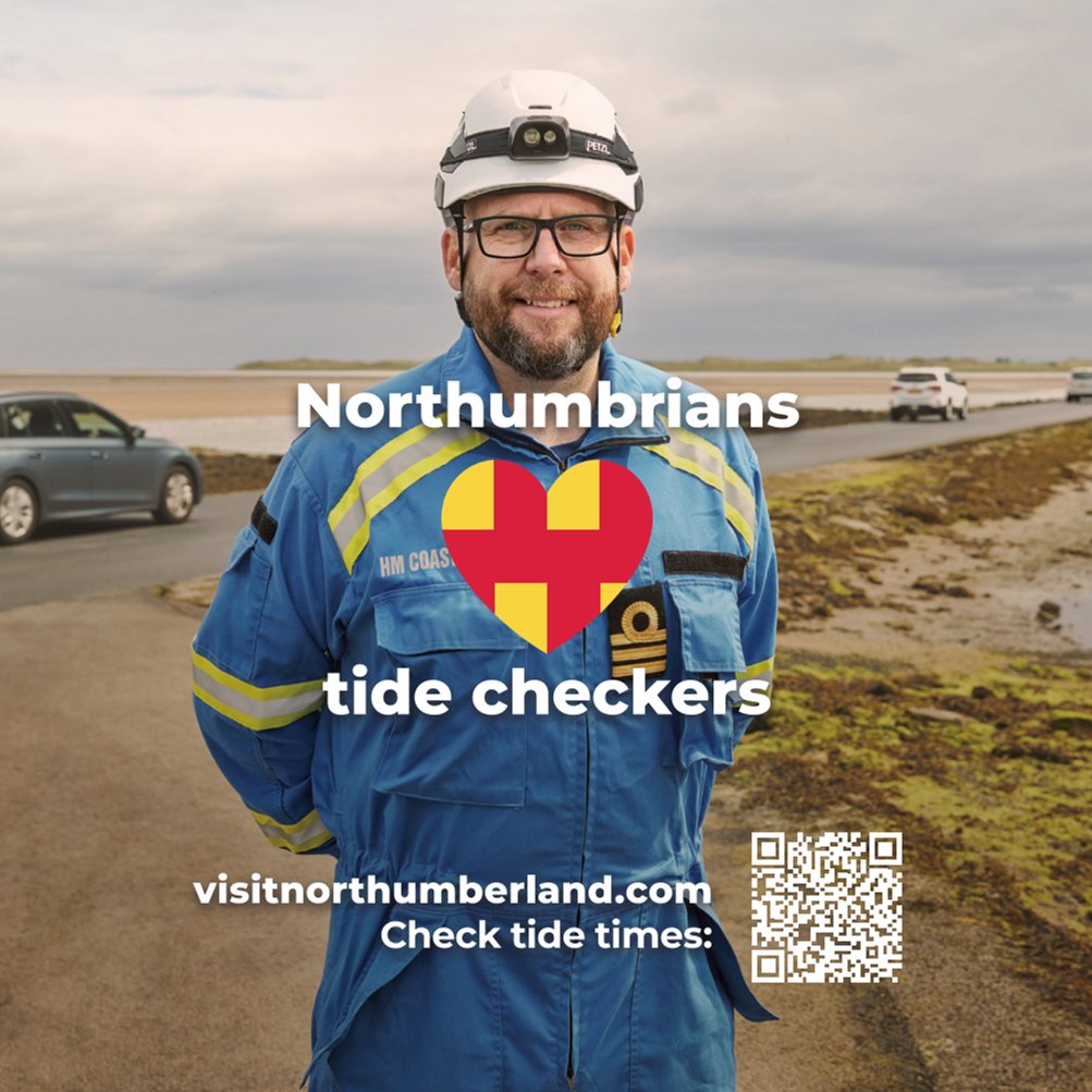 Planning to visit Holy Island to buy some produce from one of our producers? ❌DON'T CHANCE IT ❌

Check the tide times before you set off 👇nland.cc/HICrossing

The Holy Island Causeway is only accessible twice a day &amp; those who don’t adhere to warnings  put lives in danger!