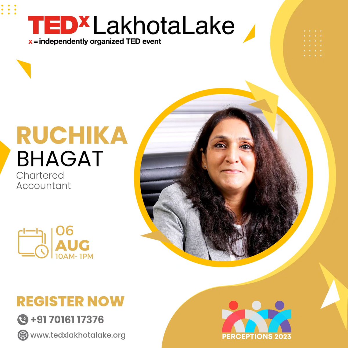 New Beginning New Possibility & New Adventure

Watch, Listen & Meet CA 𝐑𝐮𝐜𝐡𝐢𝐤𝐚 𝐁𝐡𝐚𝐠𝐚𝐭 at #TEDxLakhotaLake 2023: PERCEPTIONS!

#TED #TEDx #Perceptions #Speakers #SpeakerAlert #SpeakerAnnouncements #Jamnagar #motivation #specialistfinance #nbc

lnkd.in/dVdGx9_T