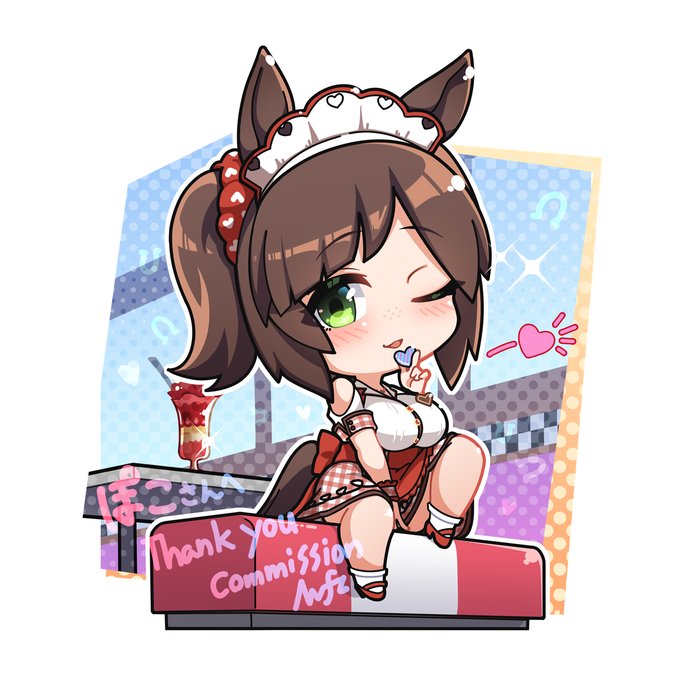 アイネスフウジン
Skeb納品させていただきます。
ご依頼いただき誠にありがとうございましたm(_ _)m

#ウマ娘プリティーダービー 