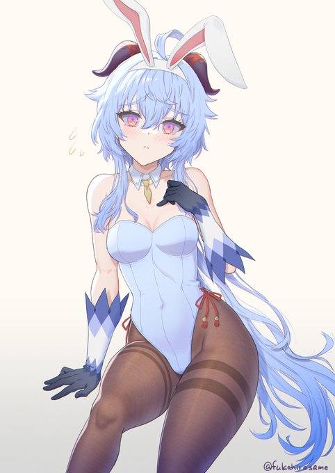 #バニーの日 
🐰💙 