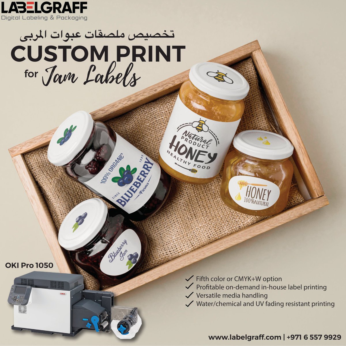 labelgraffme's tweet photo. With the OKI Pro 1050's exceptional color reproduction and high-resolution printing capabilities, you have the freedom to design labels that showcase your brand's personality. 
To know more, visit https://t.co/SyLHFky6C7 #labelgraff #OKIPro1050 #jamlabels #labelsolution #CMYK+W https://t.co/lKbNKQbPPc