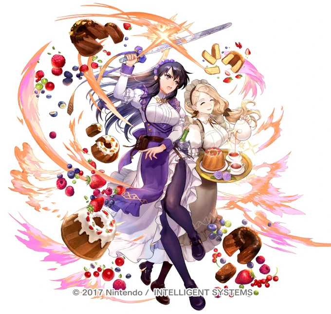 『ファイアーエムブレム ヒーローズ』にて 双界英雄「お茶会がつなぐ絆 アイラ」の イラストを担当させていただきました。 よろしくお願いいたします! #FEヒーローズ #FEHeroes 