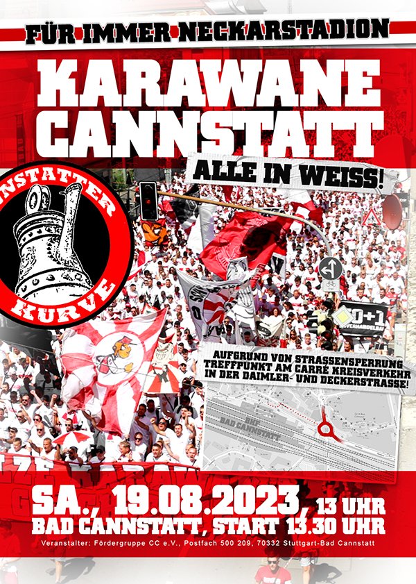 Karawane Cannstatt – Für immer #Neckarstadion! ➡️ cc97.de/karawane-canns…

#VfB #VfBBOC <a href="/VfB/">VfB Stuttgart 1893</a> #Karawane #Cannstatt