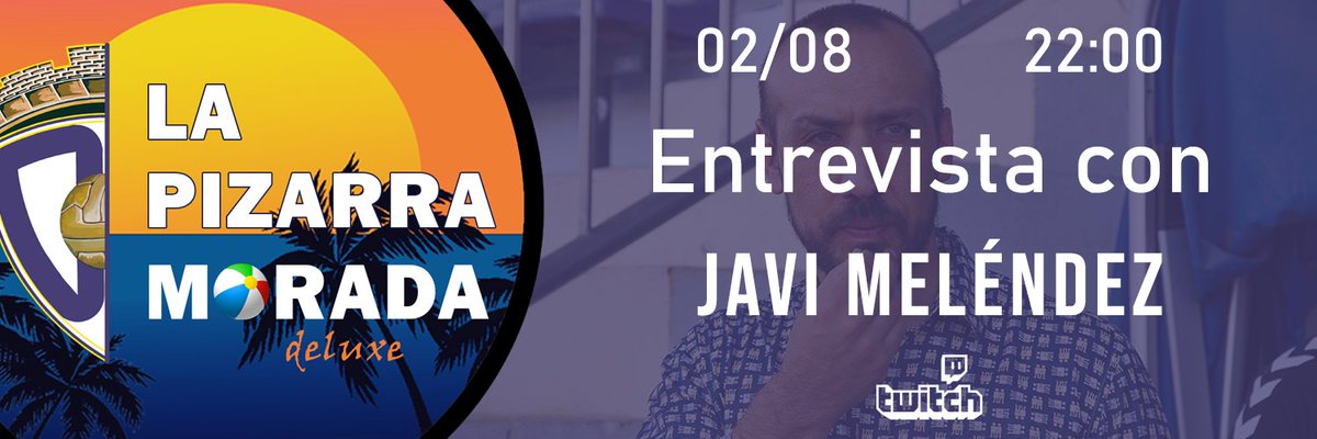 🌞¡Buenos días!

🔙VUELVE LA PIZARRA MORADA con...

👤JAVI MELÉNDEZ <a href="/JaviMelndez/">Javi Meléndez</a> 

📢Hoy entrevistaremos al ex-jugador y entrenador del <a href="/deporguada/">C.D. Guadalajara 🟣⚪️</a> sobre sus comienzos y su trayectoria tanto futbolística como de entrenador en el club morado

🍿NO TE LO PIERDAS

#LaPizarraMorada17