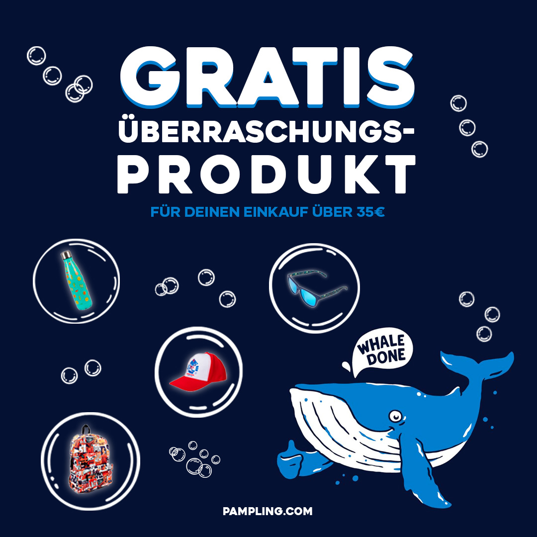 🎁 Jetzt erhalte ein ÜBERRASCHUNGSGESCHENK mit deiner Bestellung!
✅ Ganz zufällig zwischen Rucksäcken, Sonnenbrillen, Kappen oder Flaschen.
😁 Bestelle im Wert ab 35 € und dein Geschenk wird automatisch hinzugefügt, aber nur solange der Vorrat reicht.
