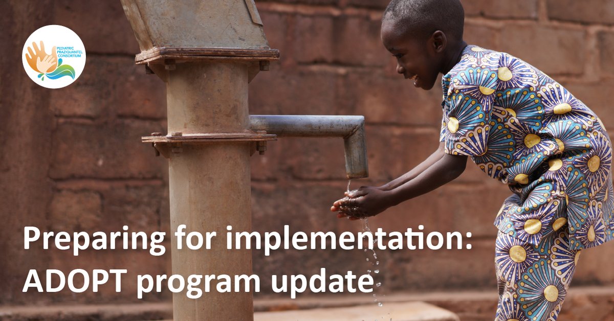 PedPZQ's tweet image. Our ADOPT program is developing an implementation approach tailored to local conditions in endemic countries for introducing our potential new pediatric treatment for #schistosomiasis, once approved. Find out more about where we currently stand 👉 bit.ly/3DFPDec