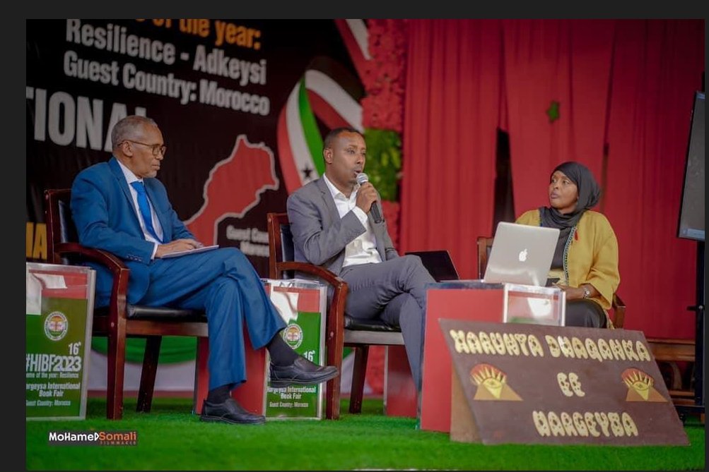 Our journey in supporting econ growth in Somaliland has been filled with both opportunities and challenges. TMA’s Country Rep #AbdiOsman spoke at the #AnnualHargeysaBook fair high-level panel &amp; highlighted TMA’s work in reducing barriers to trade in the region 1/2
