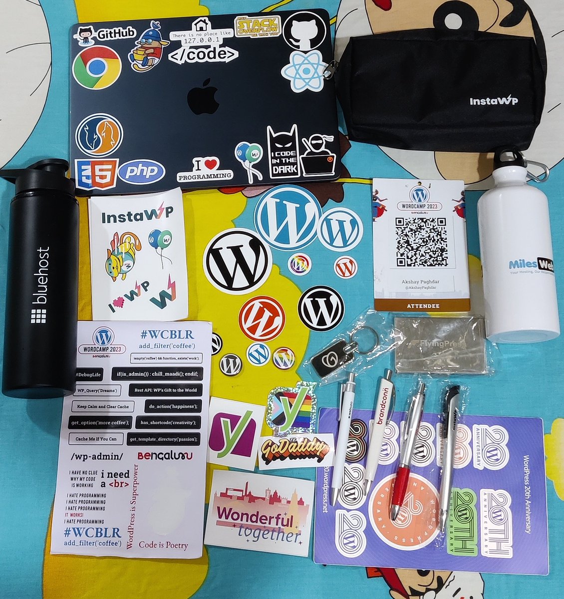 AkshayPaghdar's tweet photo. #wordcamp #WCBLR #SWAG #WordPress #wordpressdeveloper https://t.co/QaAFFf2q7R