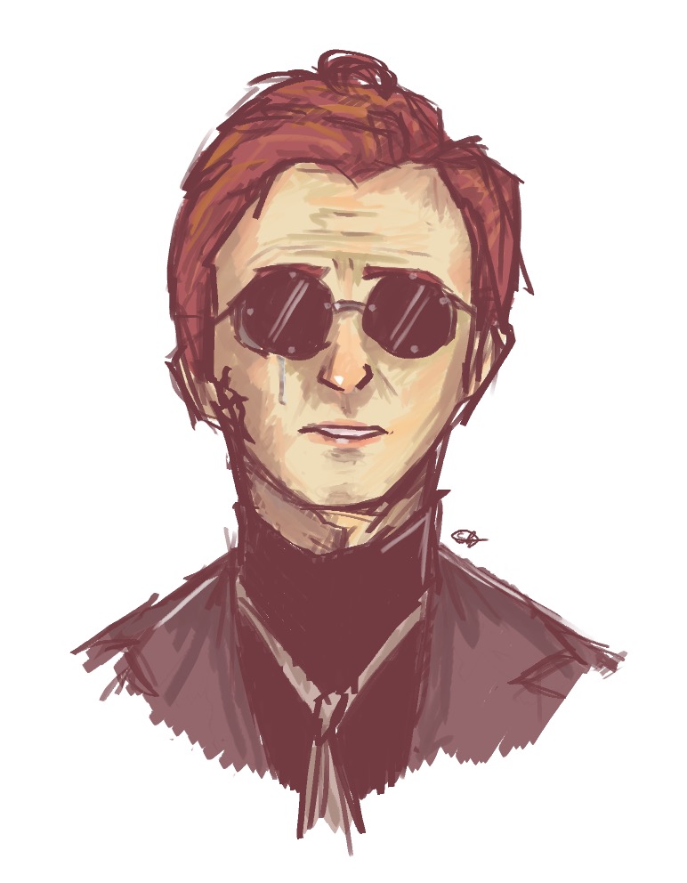 Shadowliiii's tweet photo. A sketch for me to cope #GoodOmensS2 #GoodOmens https://t.co/vvMCeCcUT7