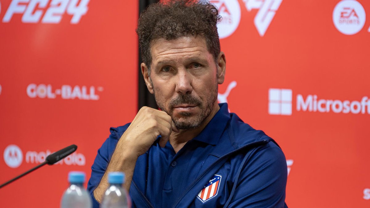 ⚽Simeone dice que el Atlético tiene con qué competirle a "monstruos" como Madrid y Barça 👉telemd.es/wesbd <a href="/Atleti/">Atlético de Madrid</a>