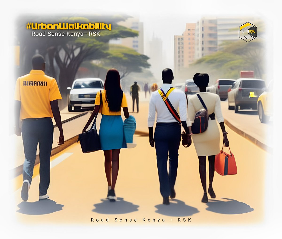 roadsensekenya's tweet photo. You don’t need a car to experience urban freedom. You need the Government to properly invest in active travel. https://t.co/4B682f5kWa