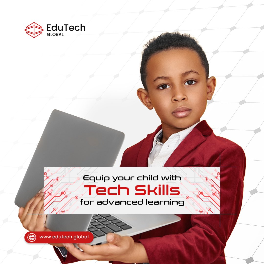 EdutechGlobal's tweet photo. As the world becomes more digitized, it's crucial to equip your child with the necessary tech skills to meet the shift in education.
#educationtechnology #edtech #techchild #technology https://t.co/BPtvu0RtTk
