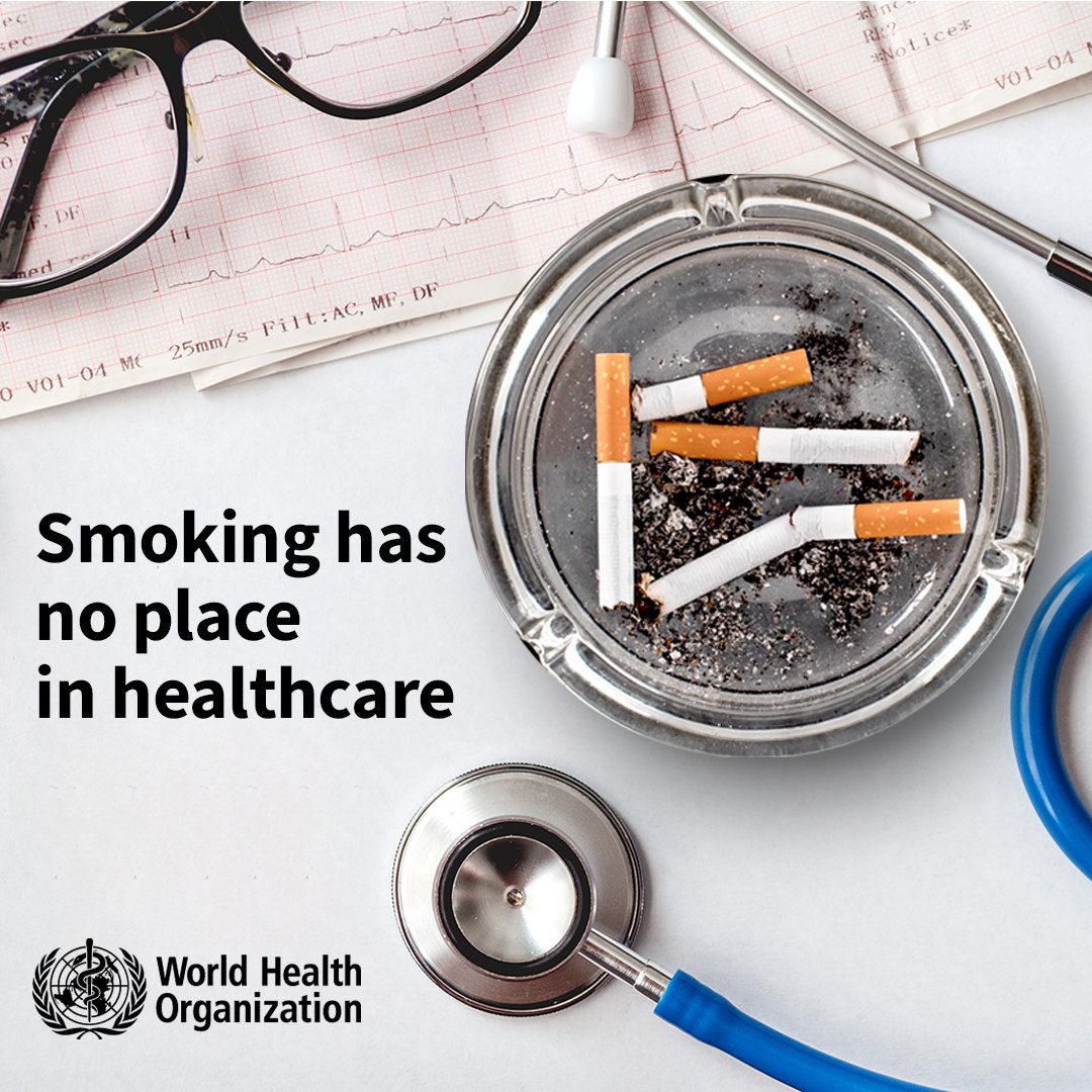 Even though smoking kills half of all users + over 1 million people die from second-hand smoke every year. It’s time to prioritize smoke-free healthcare.