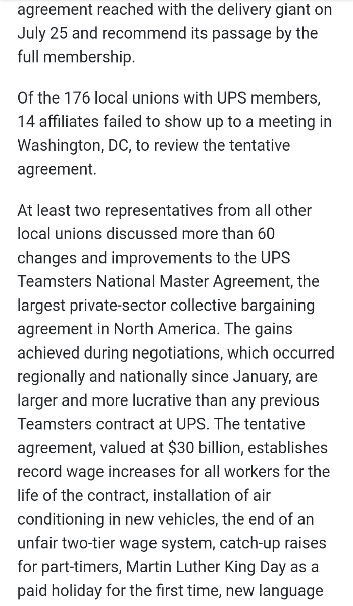 BrJoeBalkis's tweet photo. 7/31/23 #VOTENOups 
We should be #striking #ups on 8/1
#upsNegotiationsUpdate
#2023TeamstersupsContractCampaign
Not all #ups #Teamsters local unions endorse #TentativeAgreement
#DEFUNDfacebook
#DEFUNDtwitter
#DEFUNDyoutube
https://t.co/2kUFlggA6z https://t.co/yIBlLiszc1