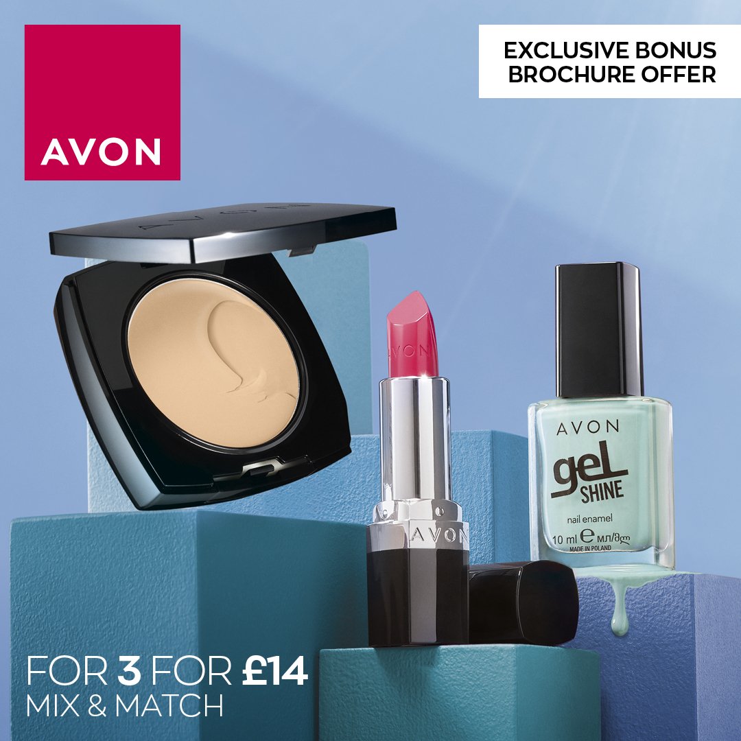 SassyLou31's tweet photo. This month's bonus brochure has just dropped and I can't get enough of the 3 for Β£14 mix & match offer on so many make-up must haves ππ
β¨
#MakeUpLover #MakeUp #MakeUpOffer
https://t.co/Eo3cvV8oz6
#rain #BritishSummer https://t.co/LPblsGocnK