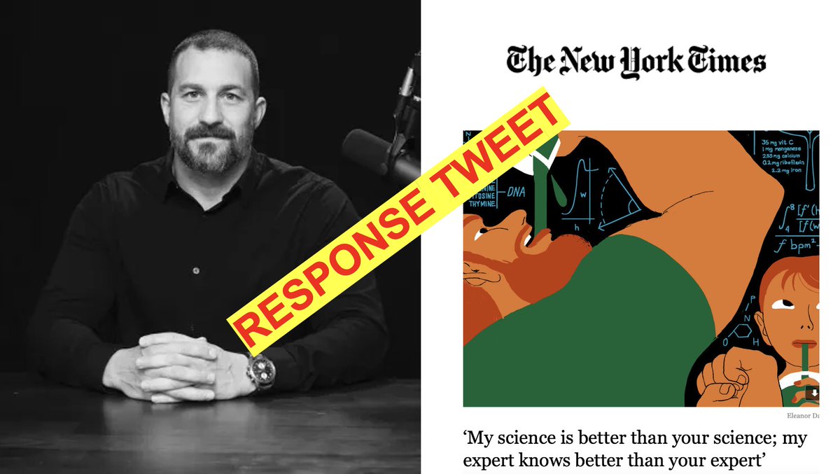 I just read the Opinion Piece in the <a href="/nytimes/">The New York Times</a> about <a href="/hubermanlab/">Andrew D. Huberman, Ph.D.</a> and fitness culture among straight men

🚨I did not like it, and here’s why:

First, the perspective seems from someone who hasn’t done her homework on who Huberman is, exemplified by her decision to quote a