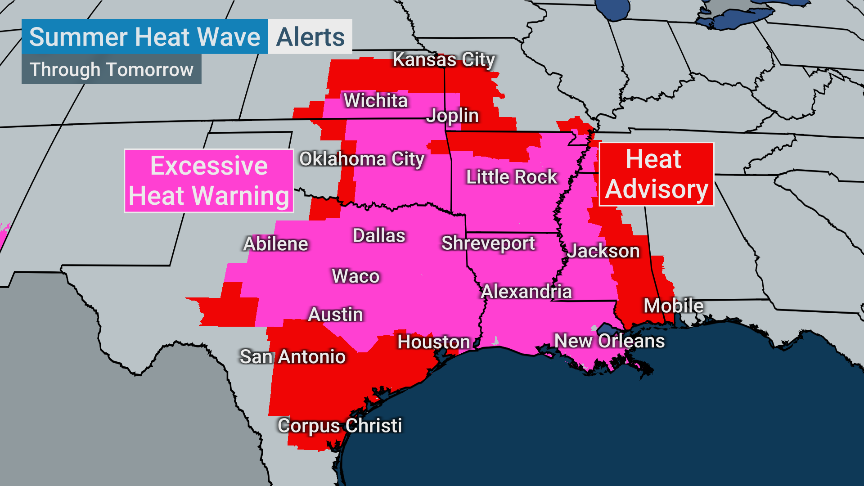 ScotPilie_Wx's tweet photo. Just the entire state of Louisiana under an Excessive Heat Warning...📷📷Heat Index 105-116 this afternoon. #Charbroiled https://t.co/HOyTV4UVcM