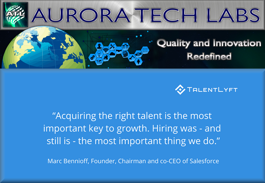 The right talent fuels growth like nothing else. It's not just true for Aurora Tech Labs, but for all ventures out there. #Growth #Talent #BusinessSucess