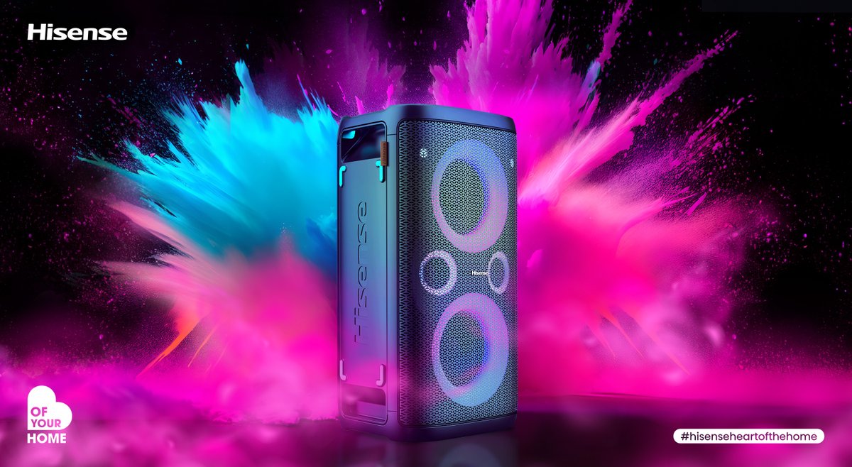 HisenseSA's tweet image. 🥳 Be the life for the party wherever you go with the Hisense Party Rocker🔊 , ready to be taken anywhere you wish to go, with a battery life that lasts for up to 15 hours of playing time.

#HisenseSA #PartyRocker  #AtTheHeartOfYourHome #ForTheLoveOfQuality #Reliability