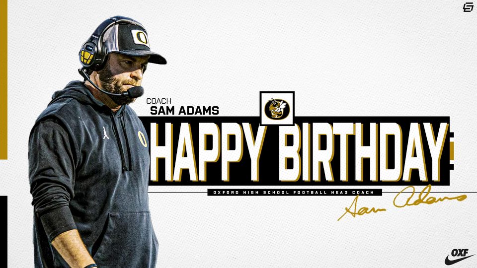 HAPPY BIRTHDAY to our HBC @CoachSamAdams !