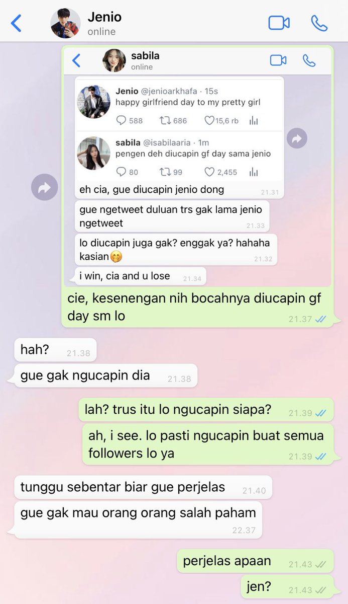 haechanaje's tweet photo. ; girlfriend day

– lee jeno few tweets au
by haechanaje https://t.co/0viso3zi2K