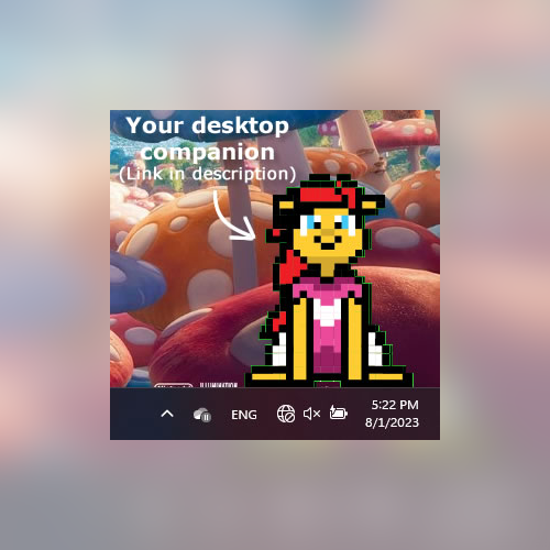 Relive your 90s nostalgia. Orenjin Pets is now available as a desktop buddy for Windows users. Download our app software for FREE at onedrive.live.com/?id=E027DA6FCF….

— #OrenjinPets #vpet #GameDev #Windows #Windows10 #Windows11 #WindowsGames #desktopapps #gaming #games #Tamagotchi