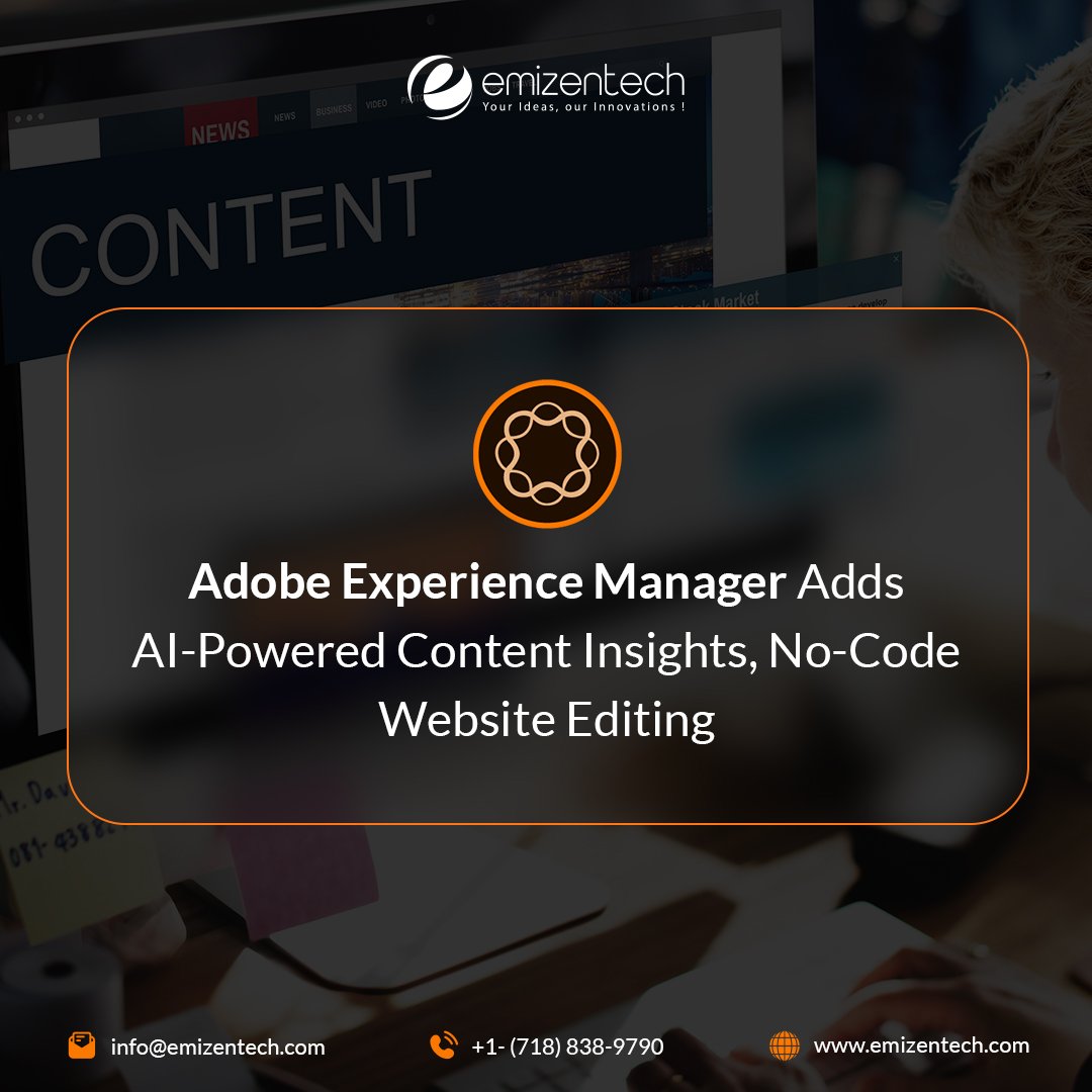 In Adobe Summit 2023, Announced marketers can now leverage the new AI-powered and no-code features coming to #AdobeExperienceManager (AEM), enabling them to create personalized content at scale with greater effectiveness.

#AEM #contentmanagement #aemdeveloper