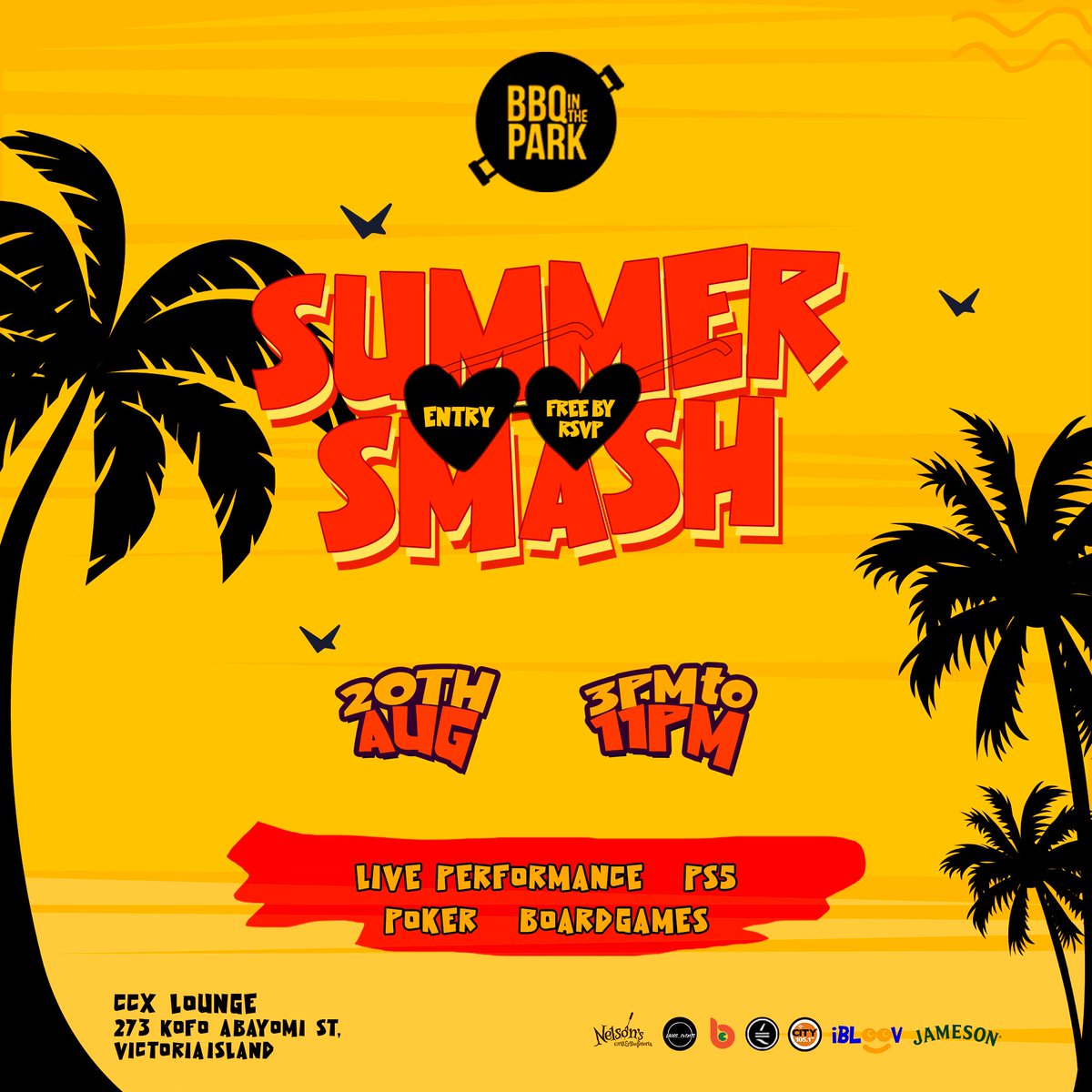 The movement is huge, are you ready for the largest barbeque party this summer ? 

PARTNERS 
@lagos_events
@choccitymusic
@ibloov
@cityfm1051
@jamesonngr 

#BIPsummerSmash
#BbqIndPark