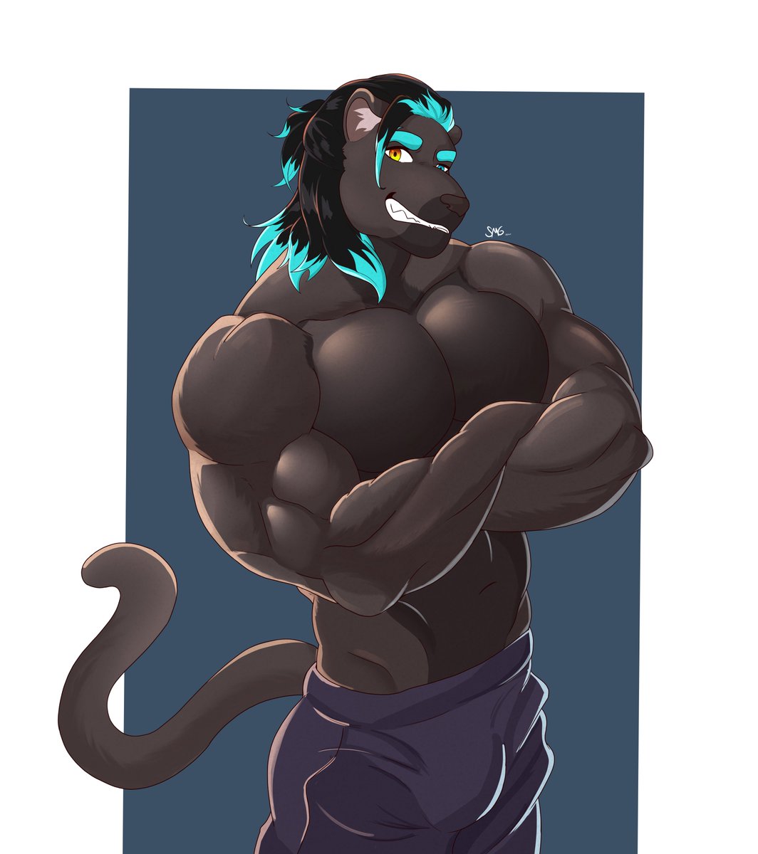 Smaug_fur's tweet photo. furfans third birthday gift <3

#furryart #furry #bara https://t.co/WZU2nHxQWY