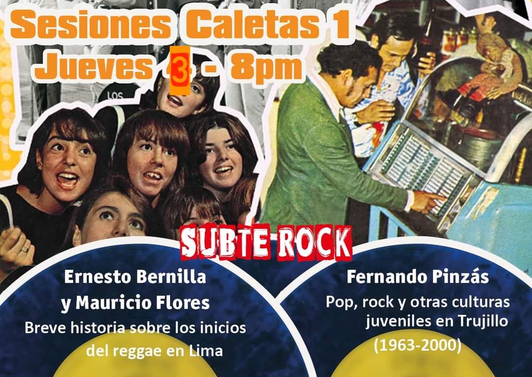 Comenzamos MAÑANA JUEVES 03/08 una serie de conversaciones con los autores del libro 10 HISTORIAS CALETAS DE LA MÚSICA JUVENIL EN LIMA (Librería Contracultura, 2023). 

Transmisión: Facebook Live de <a href="/subterock/">Subte Rock</a>
#SesionesCaletas #SesionesCaletas1