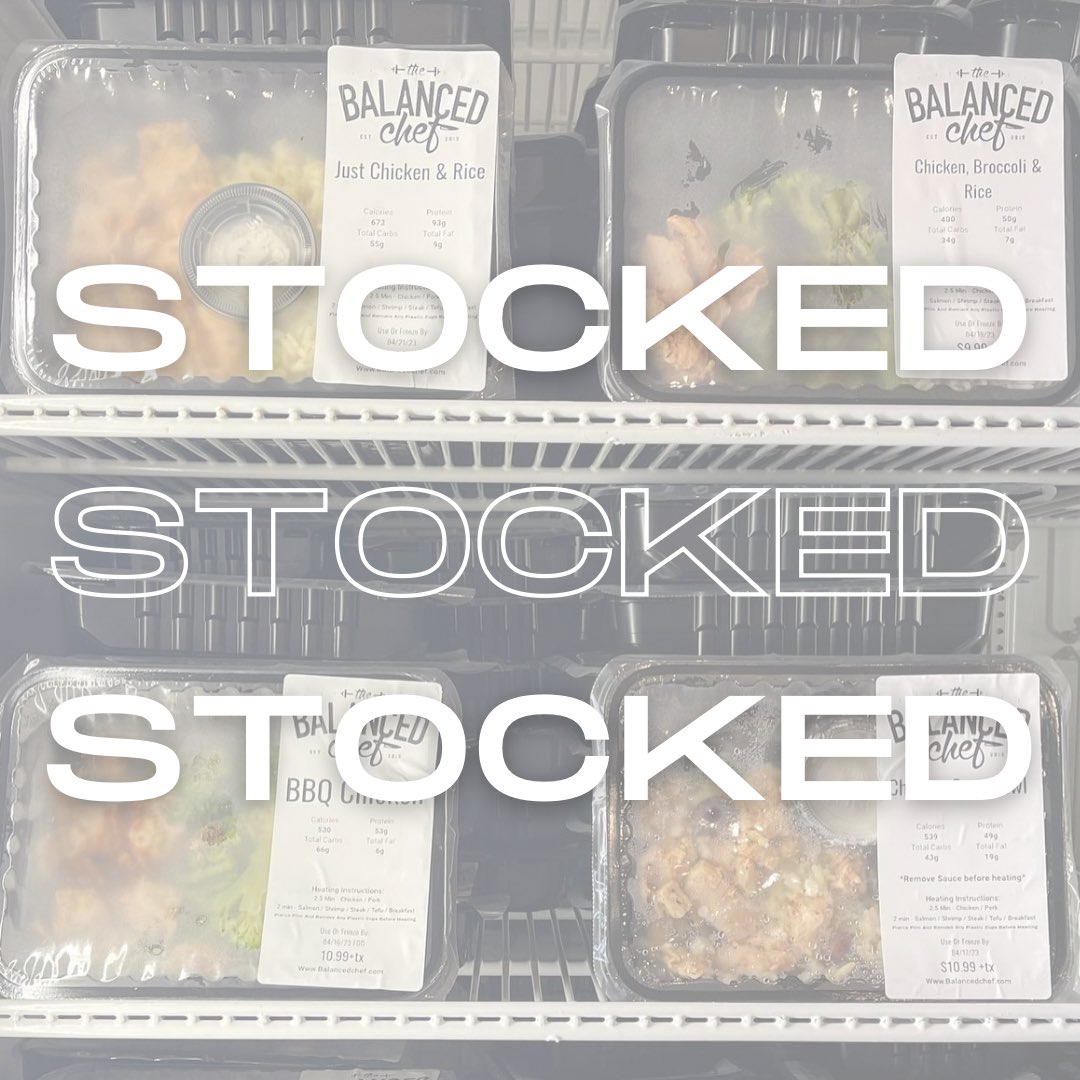 BalancedChefLLC's tweet image. STOCKED❕Grab and go meals, salads, wraps and more! 

Come see us today! Here until 7pm. 

*Utica location.