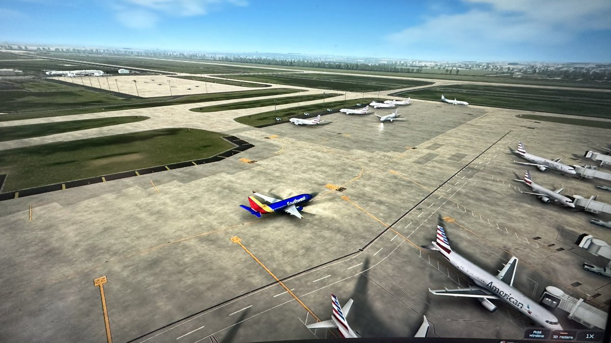 Champs707007's tweet image. Another new airport for me to control that released today 👀 this time it’s off to Austin #TowerSimulator3