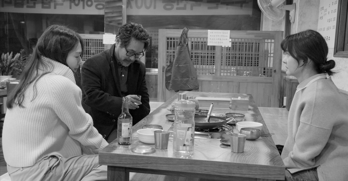 mitiasamsa's tweet photo. hotel by the river, 2018, dir. hong sang-soo https://t.co/z9vBltm7jW