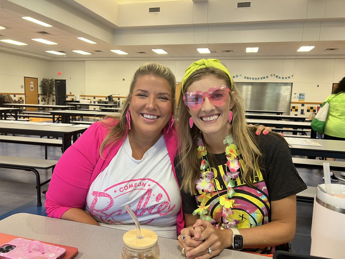Neon dress up day! <a href="/AbbyTennant3/">Abby Tennant, M.Ed.</a> <a href="/CulpepperLaurie/">Laurie</a> <a href="/CarrollFISD/">Carroll Elementary</a>