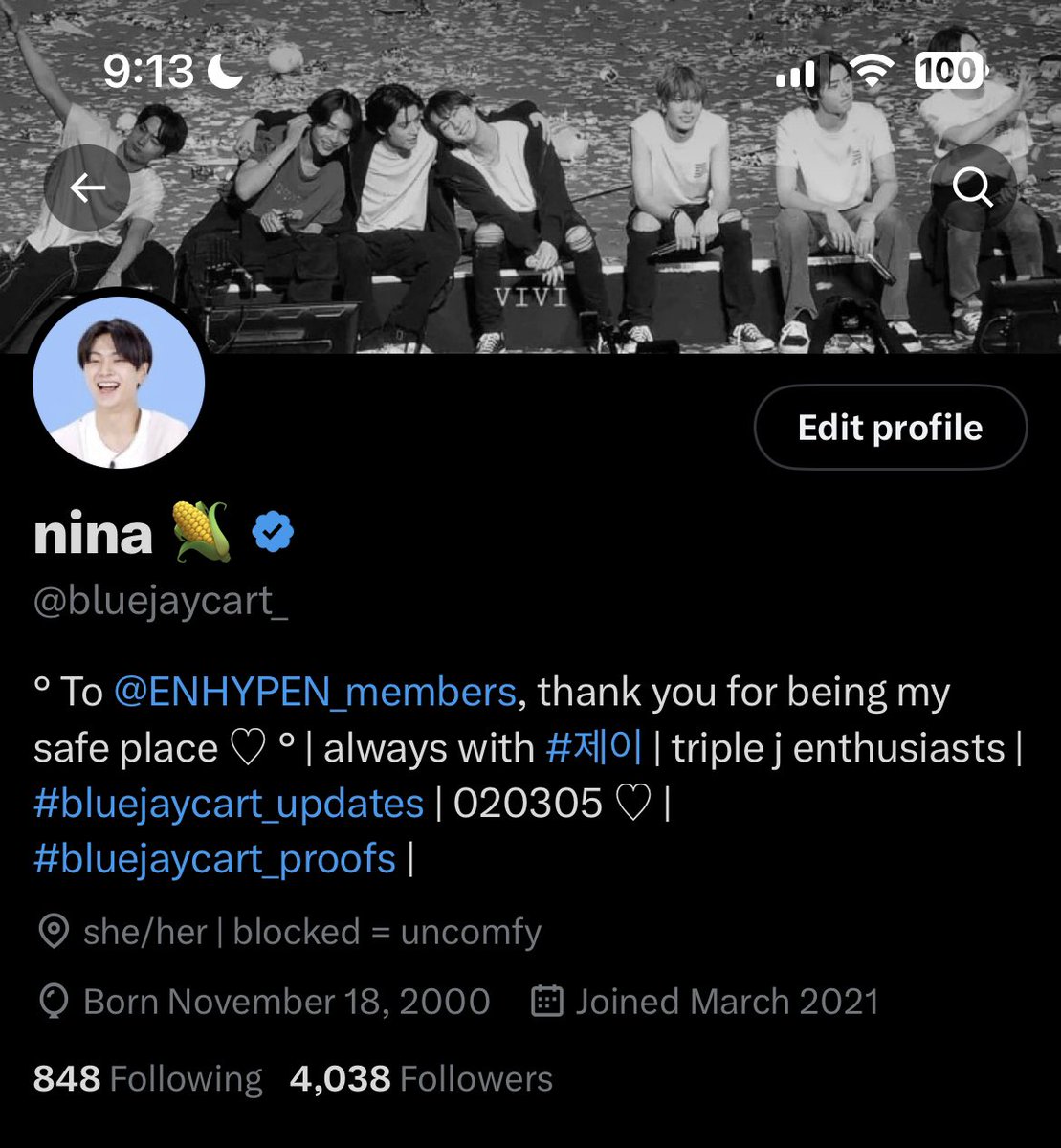 bluejaycart_'s tweet photo. Happy 4k!! 🫶🏻🫶🏻🫶🏻

I'll be having a mini giveaway ! ~

2 winners:
─ Enhypen official photocards 

1 winner:
─ Dimension: Senkou Unsealed cds 

❗️mechanics: ❗️

─ mbf, like &amp; rt
─ shoulder sf (sco or direct ggx)

 ends by Aug 15 https://t.co/MleeRno36O