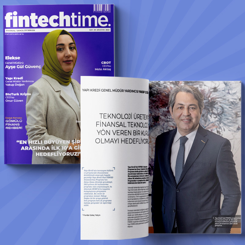 "Teknoloji üreten ve finansal teknolojiye yön veren bir kurum olmayı hedefliyoruz!"

Yapı Kredi Genel Müdür Yardımcısı Yakup Doğan ile gerçekleştirdiğimiz özel röportaj, Fintechtime Ağustos sayısında.

#Fintechtime, #Dergilik, #dMags ve #Magzter'de.