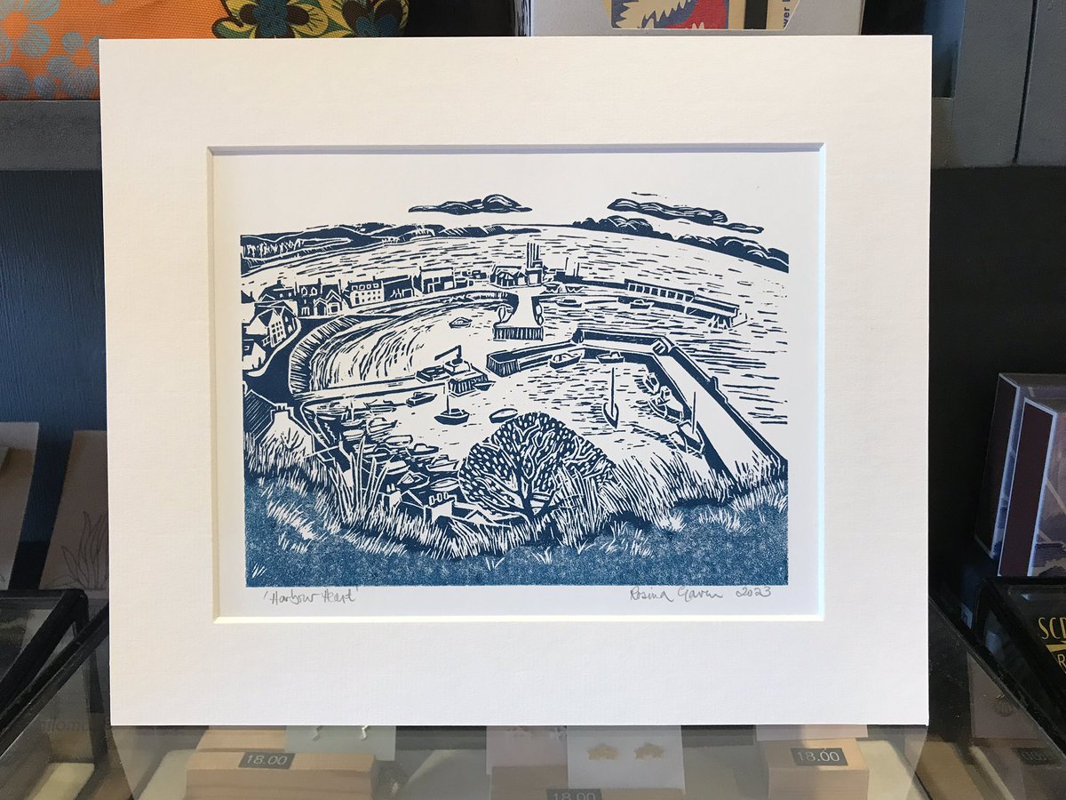 MyBeautCaravan's tweet image. *JUST IN* 
Beautiful linocut prints of Stonehaven Harbour by Rosina Gavin Design - original artwork, carved &amp;amp; printed by hand, in a 12”x10” mount, £25 each. 
Just gorgeous! 💙 #localmaker #indiemaker #handmade #linoprint #stonehaven #lovewhereyoulive
