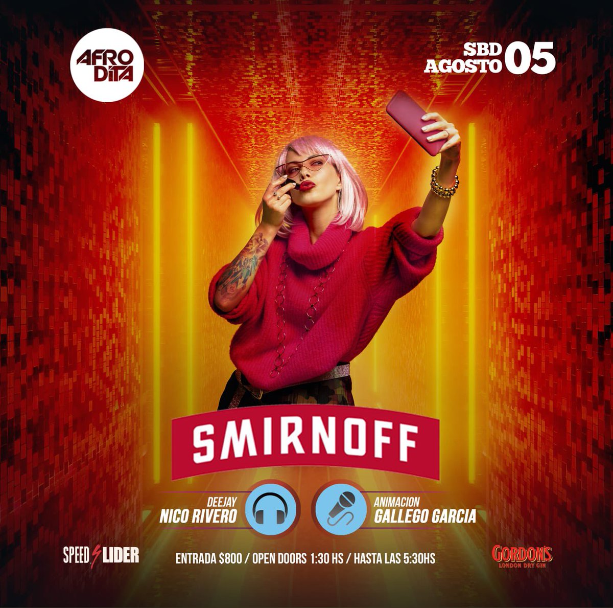 Abrimos #Agosto con una noche con muuuucho sabor 

#Smirnoff 

Córtalo como más te guste
🍊🍋

💶Precios promocionales en Barra

⛔️Tomar con moderación