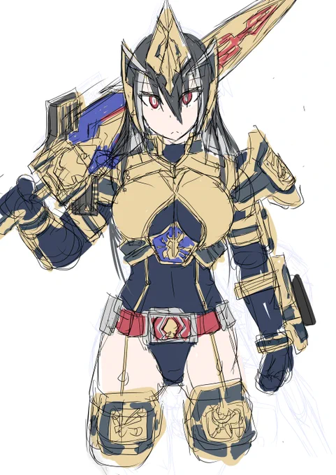 もいずれはデフォルメしてない状態で描きたい感