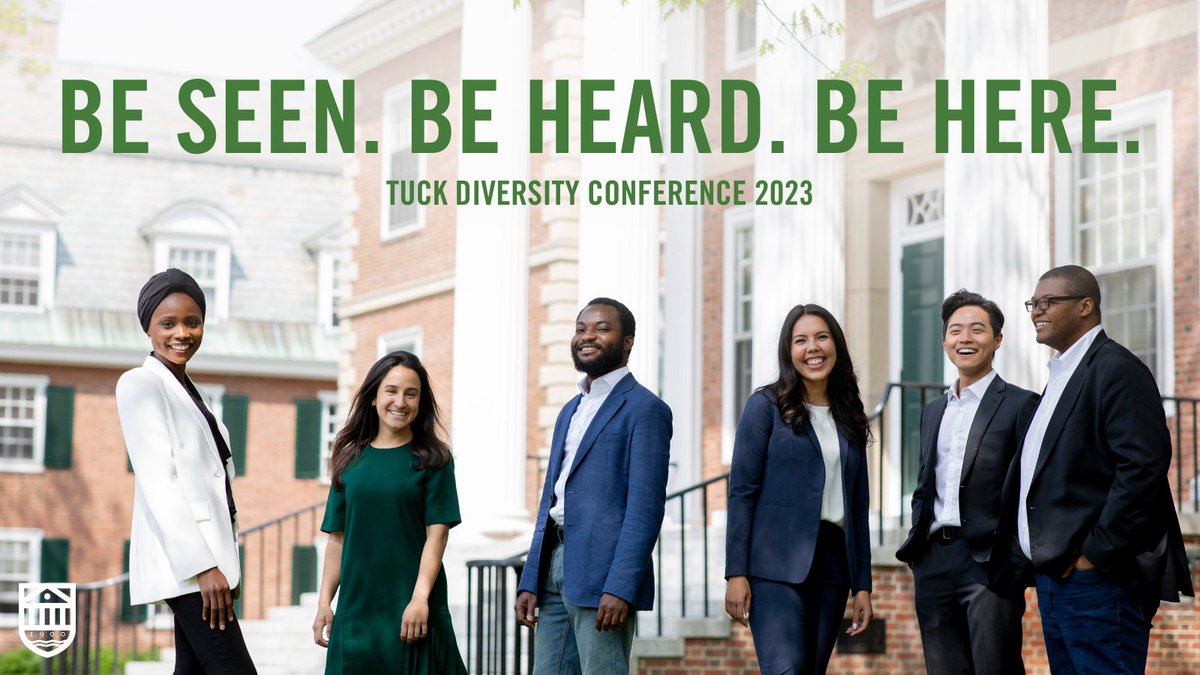 Join us for the 2023 Tuck Diversity Conference—September 22-24! Discover Tuck's MBA program, learn more about the admissions process, and immerse yourself in our distinctive community. Learn more: tuck.dartmouth.edu/diversity/