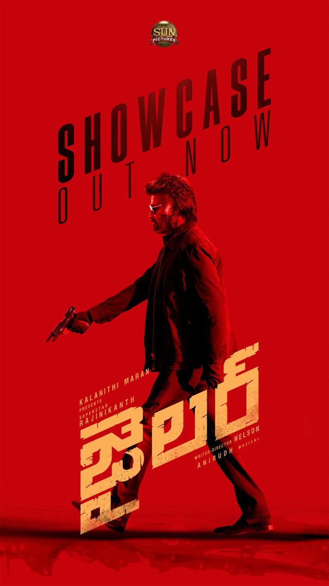 sunpictures's tweet photo. Here is the gripping showcase of Superstar Rajinikanth's #Jailer in 

Telugu - https://t.co/mWiRd3cY5x
Kannada - https://t.co/kFE90Zqnpc

#JailerShowcase  
@rajinikanth @Nelsondilpkumar @anirudhofficial @Mohanlal @NimmaShivanna @bindasbhidu @tamannaahspeaks @meramyakrishnan @suneeltollywood @iYogiBabu @iamvasanthravi @kvijaykartik @Nirmalcuts @KiranDrk @StunShiva8 @valentino_suren @RIAZtheboss #JailerFromAug10