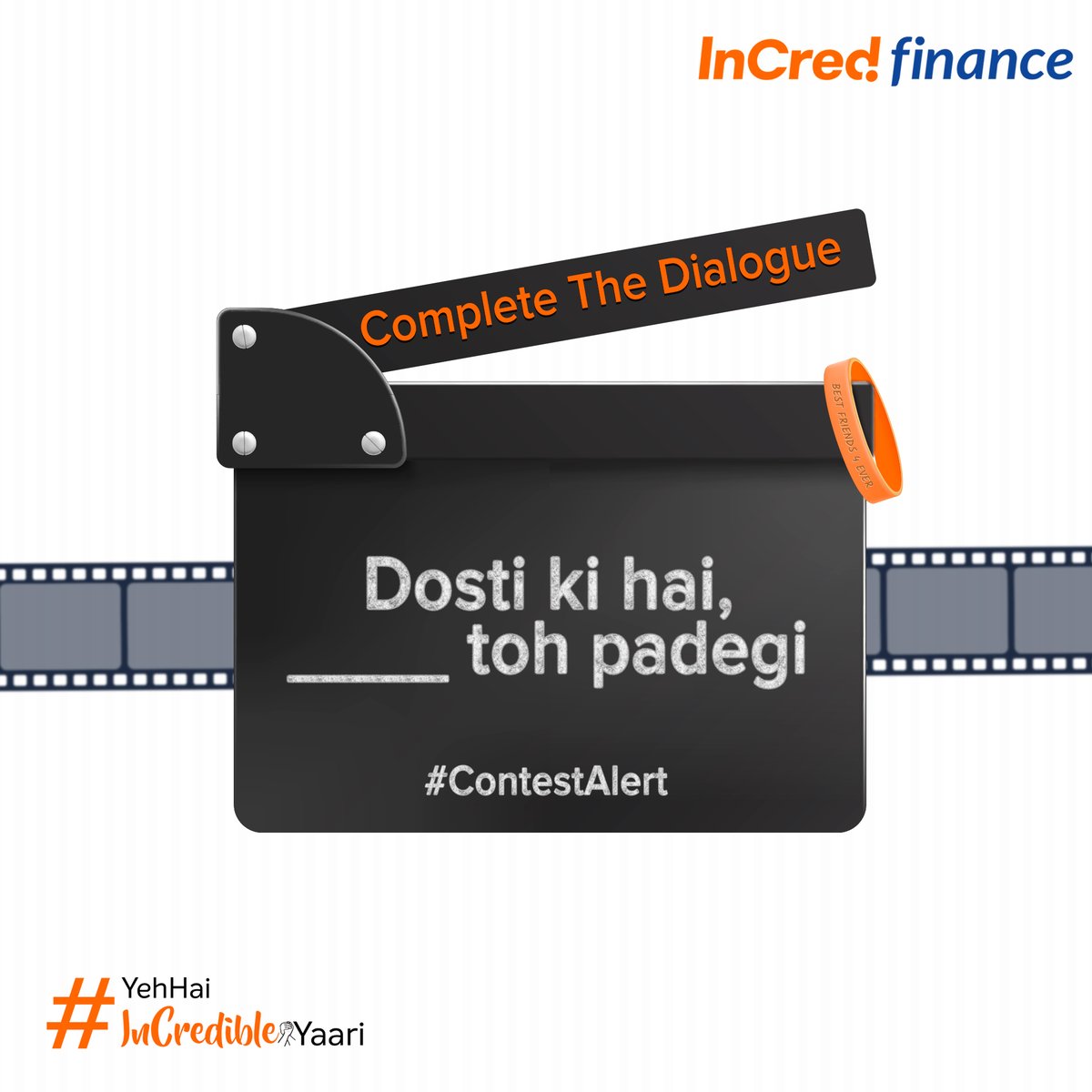 Complete this iconic dialogue that captures the true spirit of an InCredible friendship and win exciting prizes🤗🎁 Comment your answer below and stand a chance to win an InCredible prize🏆 #InCredFinance #Loans #ContestAlertIndia (Check the rules below)
