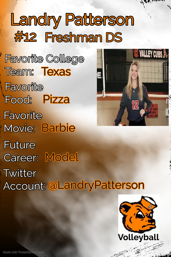 Countdown to gameday is on! 23 days! We are going to highlight each of our players until opening night. We will start off with the young ones. Let's celebrate Landry Patterson today! Go Cubs!