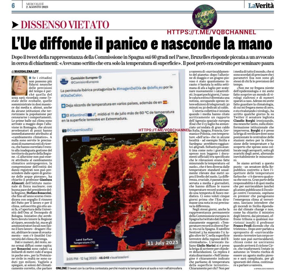 LadyAfro17's tweet photo. 2 agosto 2023 🇮🇹🇪🇸
LE ECOBALLE FINIRANNO QUANDO GLI SI CONGELERÀ LA LINGUA
..si spera a breve..
#2agosto #Italia #Spagna #Europa
#EurasiaNews #Ecoballe #ClimateChange #greendeal
https://t.co/0ShMDegKzf https://t.co/efvsSi3xET