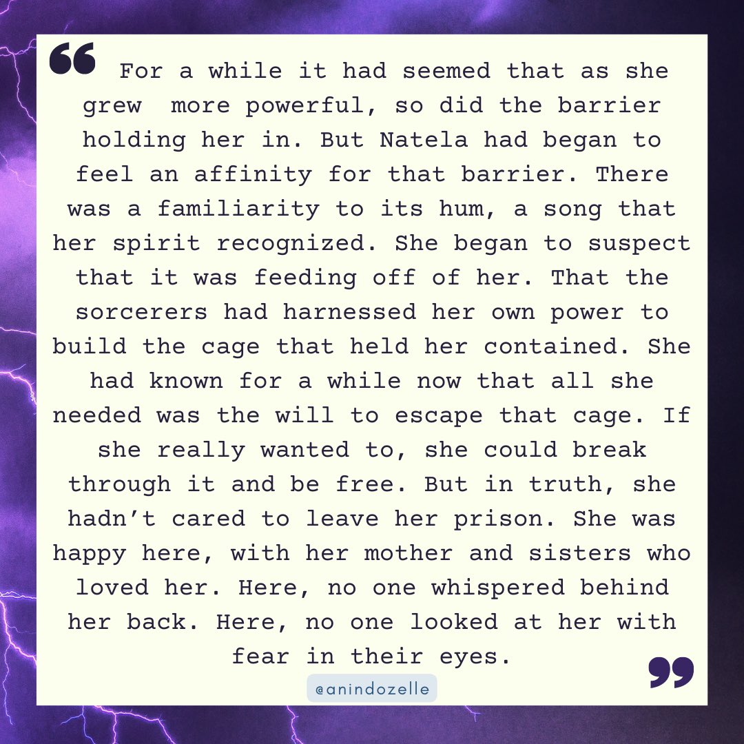 An #excerpt from one of my Natela chapters. She’s proving to be one of the more difficult characters to write. 

#WritingCommunity #AmWriting #AmWritingFantasy #AfricanFantasy #EpicFantasy #AfricanInspired #DiverseFantasy #BIPOCFantasy #FantasyWriters
